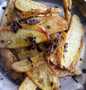 Recipe Kasuri Methi Fried Potato Wedges which Delicious