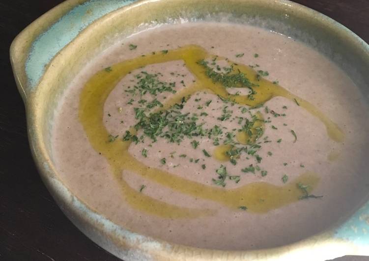 Recipe of Favorite Healthier mushroom soup