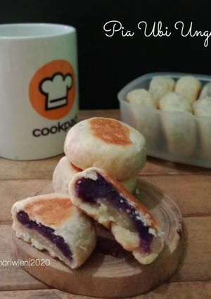 Foto resep Pia Isi Ubi Ungu (Panggang di Teflon)