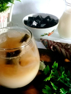 Foto resep Grass Jelly Milk Tea Ala Chatime