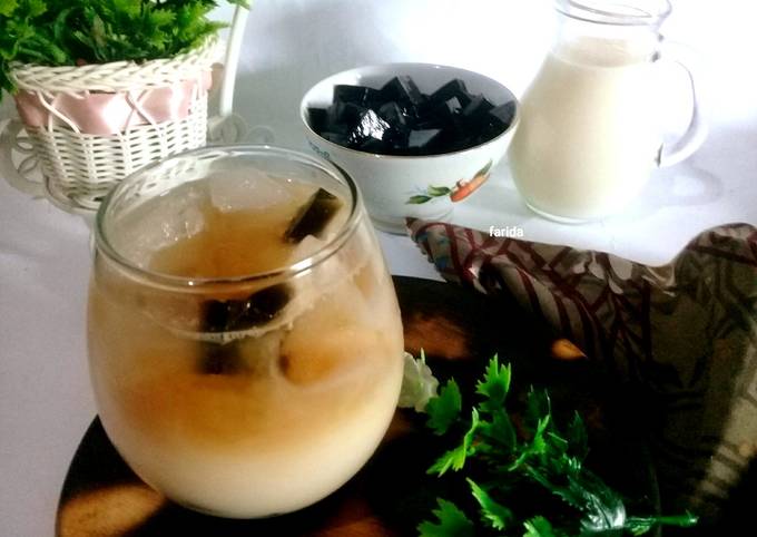 Resep Grass Jelly Milk Tea Ala Chatime Oleh Farida Sulthan 🇮🇩 Ig Malika02782 Cookpad 9996