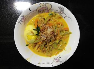 Foto resep Lodeh labuh siem+ telor n Tahu bumbu iris simpel
