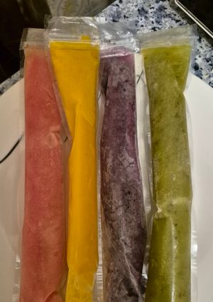 Una foto de Flash casero de Fruta