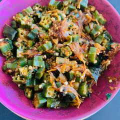 A picture of Masala Bhindi.