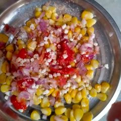 A picture of Sweet corn chat.