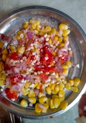A picture of Sweet corn chat.