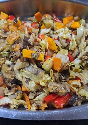 Una foto de Caponata de vegetales al horno