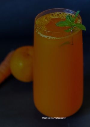 A picture of Carrot and Orange Juice.