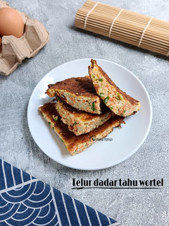 Foto resep Telur dadar tahu wortel
