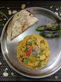 Protein rich Mix Sprouts Vegetable. Khichdi