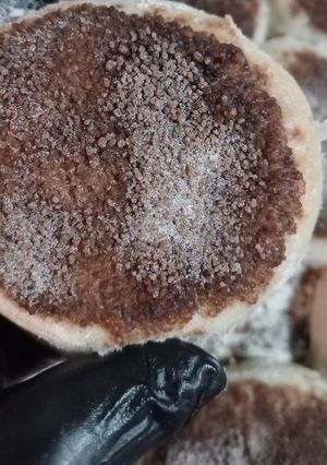 Una foto de Tortitas negras o caritas sucias