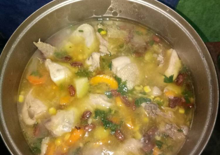 Bumbu memasak Sup ayam kacang merah Lezat