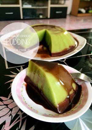 Foto resep Avocado choco pudding