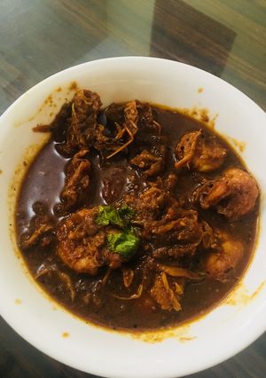 A picture of Prawn curry.