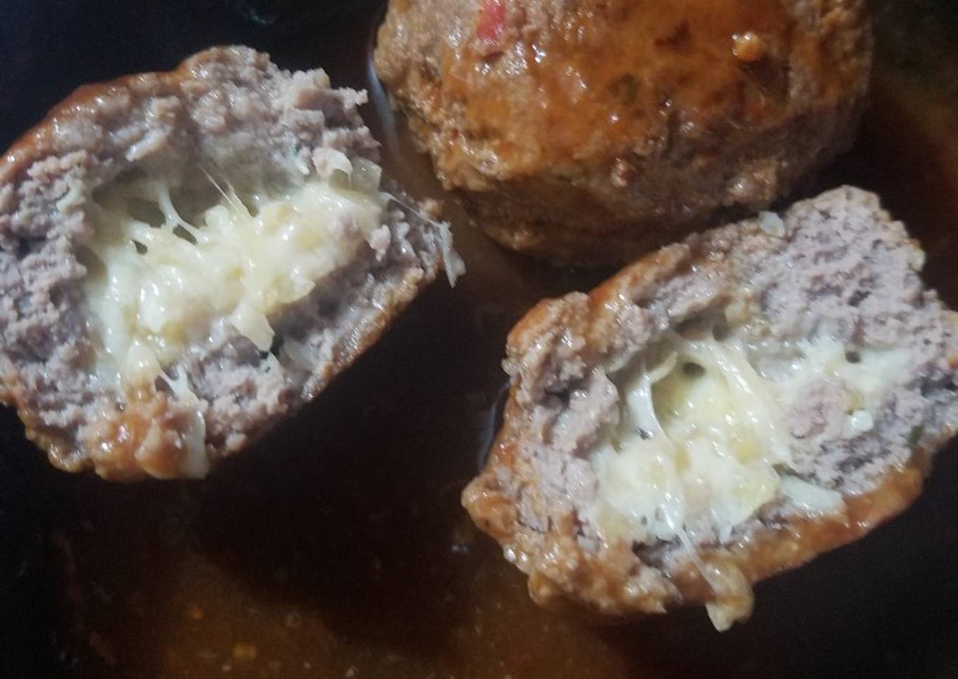 Albóndigas picantes con queso