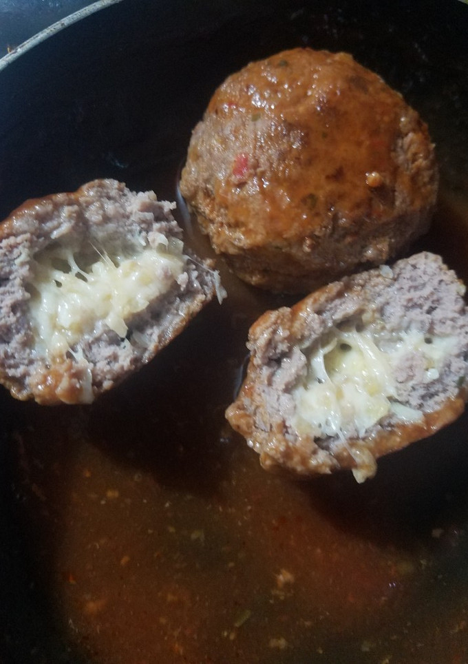 Una foto de Albóndigas picantes con queso