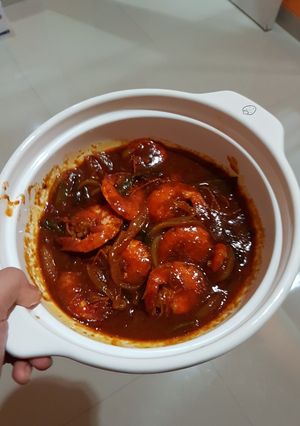 Foto resep Udang Saus Padang Sederhana