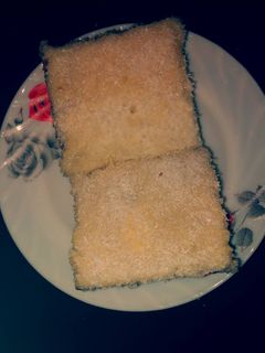 صورة لوصفة بسبوسة (بالكريمة و جوز الهند)