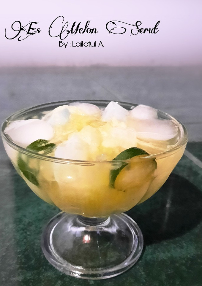 Foto resep Es Melon Serut