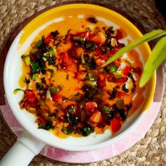 A picture of Sizzling Vegetable Yogurt Dip.