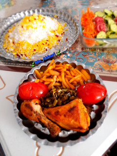 عکسی از دستور 🍀خورشت مرغ و لوبیا سبز