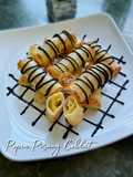Popia Pisang Coklat