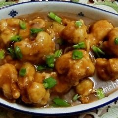 A picture of Cauliflower Manchurian.
