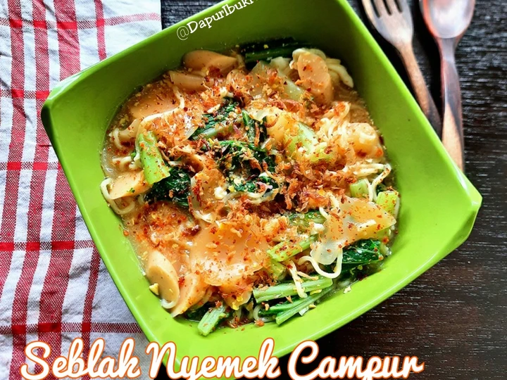 Langkah Mudah untuk Membuat Resep 428. Seblak Nyemek Campur Super Praktis yang Lezat Sekali Anti Ribet, Menggugah Selera