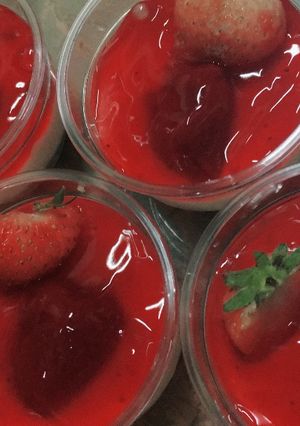 รูปของ Strawberry cheese pie