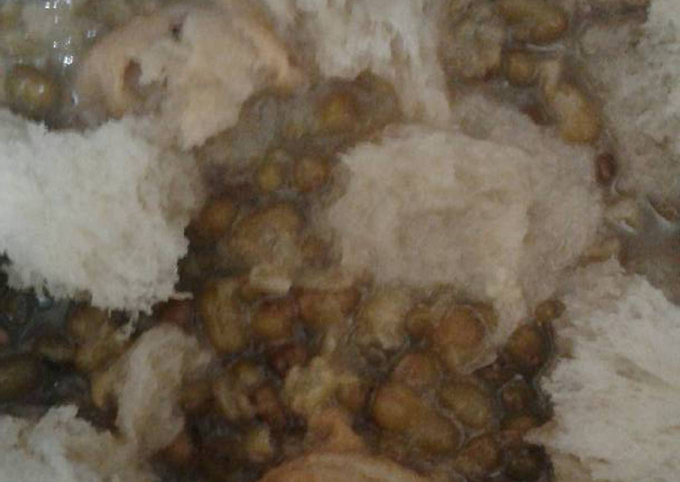 Kolak kacang hijau & roti tawar ta2bee2