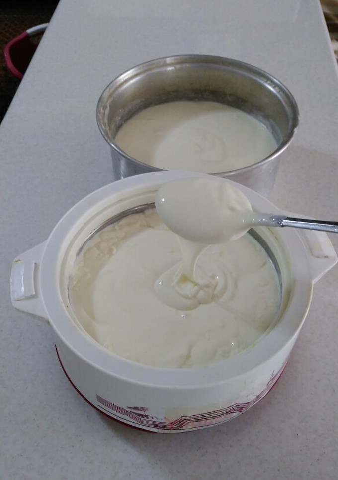 عکسی از دستور ماست بستم چه ماستی ماست خوشمزه