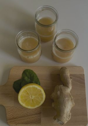 صورة لوصفة عصاير المناعة/ الزنجبيل السحري!