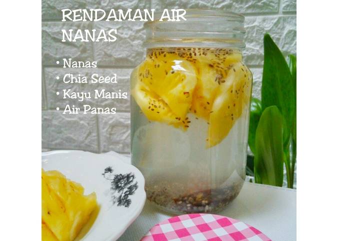 Resep Air Alkali Rendaman Nanas Icha Annastasia 