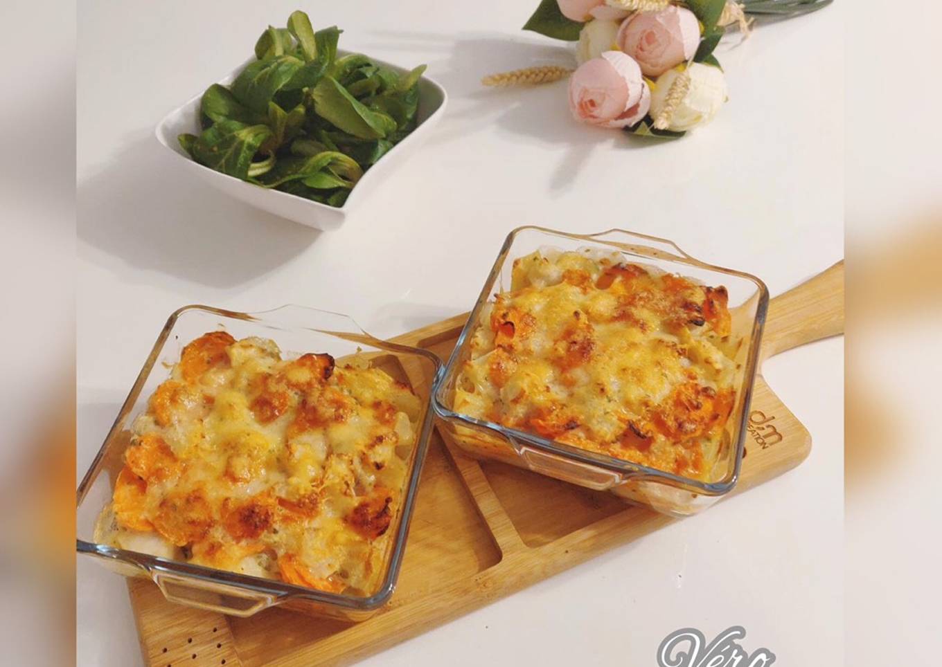 Gratin de topinambours/ carottes