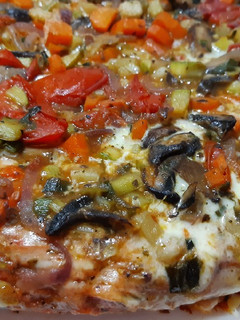 Una foto de Pizza primavera integral 👏👏