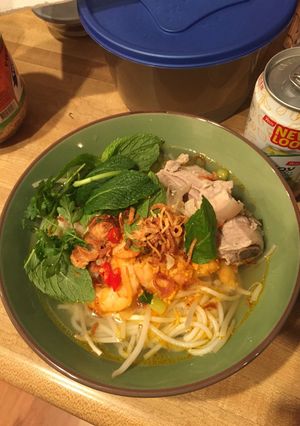 Hình của món Bún cá quê em.