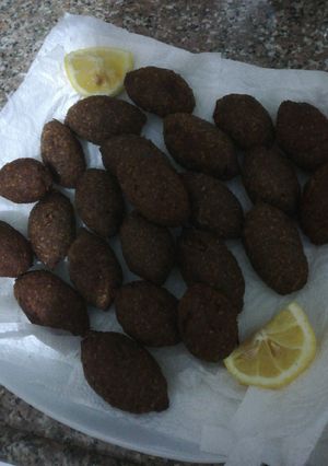 صورة لوصفة كبة اللحم والبرغل