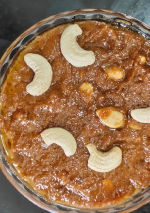 A picture of Bread Halwa.