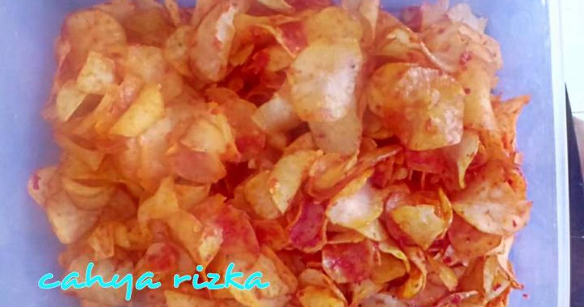 Resep Keripik Singkong Balado Oleh Rizka Cahya Cookpad