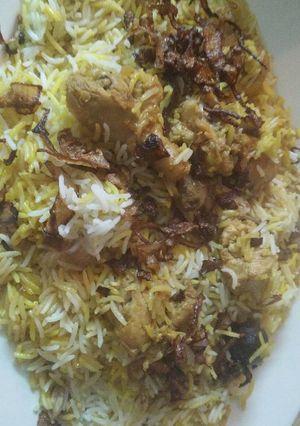 صورة لوصفة برياني دجاج بطريقه بسيطه