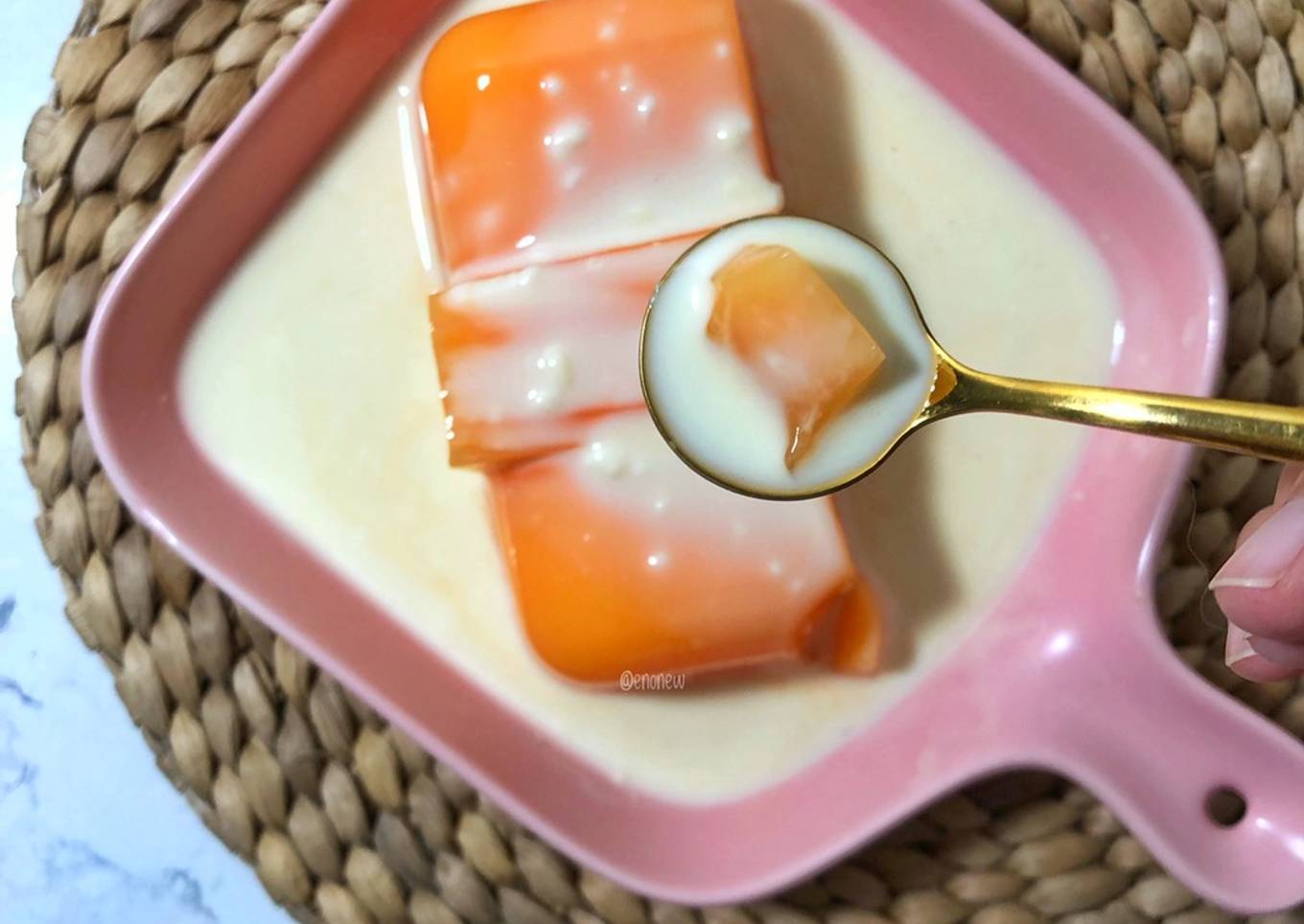 Puding Mangga Vla Keju