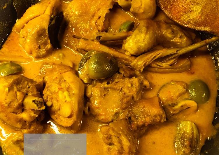 Resep Gulai ayam aka chicken curry ala perantau, Lezat Sekali