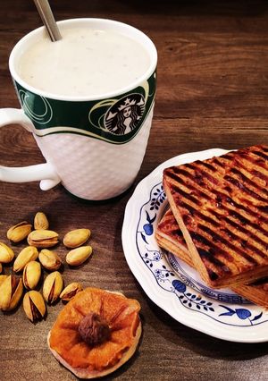 عکسی از دستور شیر پسته
