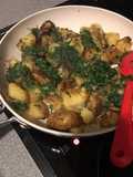 Turmeric Spinach Rustic Roasties