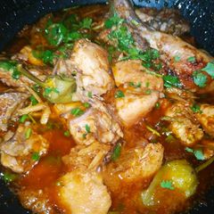 Shinwary chicken karadhi A picture of Shinwary chicken karadhi.