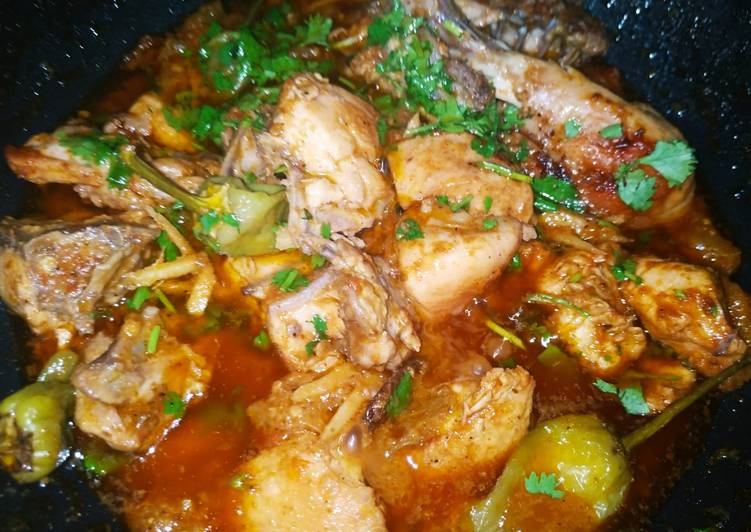 Recipe of Speedy Shinwary chicken karadhi