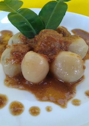 Foto resep Cilok (Anti Kenyal) Saus Kacang