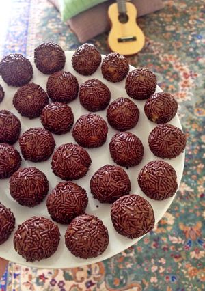 Foto resep bola bola coklat