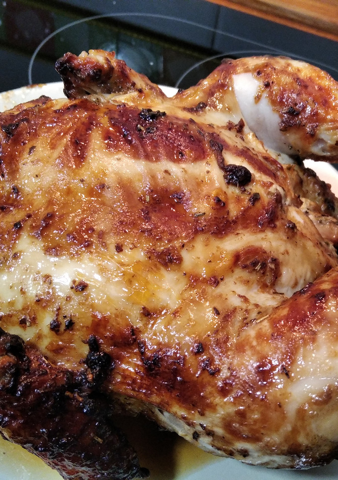 Una foto de Pollo asado en freidora de aire