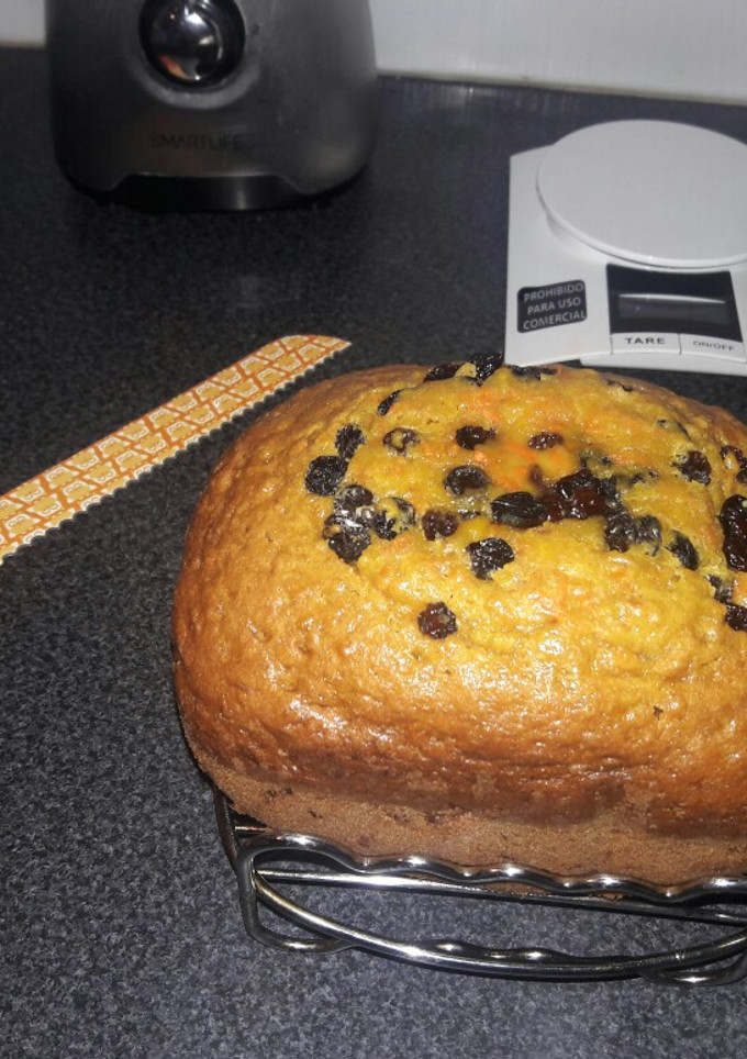 Una foto de Budín de Zanahoria y Pasas para una alimentación sana (Panetera)